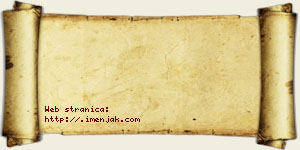 Javor Mečanin vizit kartica